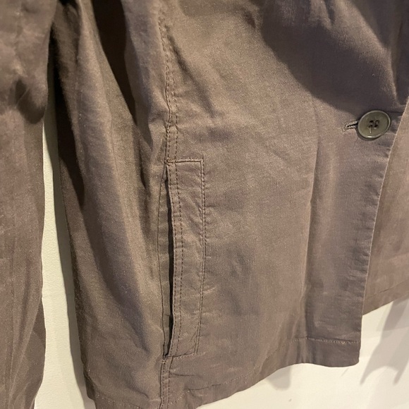 Theory Linen Lightweight Blazer Jacket With Button Closure Size 2 - Picture 6 of 10